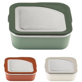 Rise Lunch Box Lekdicht Gerecycled RVS 14x15x5