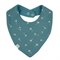 Omkeerbaar Bandana Slabbetje van Biologisch Katoen Vintage Blue Dandelion Popolini