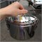 Ronde RVS Lunchtrommel Tiffin Bowl+ 16 cm Eco Brotbox