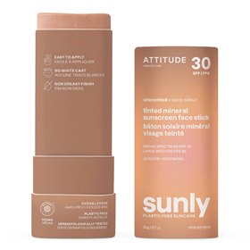 Image of Sunly Plasticvrije Getinte Zonnebrand Gezicht SPF30 Nano-vrij Parfumvrij