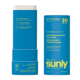 Zonnebrand Stick Gezicht Kids SPF30 Nano-vrij en Parfumvrij Attitude