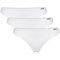 String Bio Katoen en Elastan Set van 3 Wit Comazo