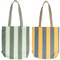 Gestreepte Shopping Bag Biologisch Katoen 41 x 35 cm Tranquillo