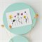 Set van 3 Ansichtkaarten met Bloemen op Gerecycled Papier A6 Felicitatie Blackbird