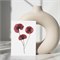 Set van 3 Ansichtkaarten met Bloemen op Gerecycled Papier A6 Beterschap Blackbird