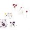 Set van 3 Ansichtkaarten met Bloemen op Gerecycled Papier A6 Blackbird