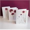 Set van 3 Dubbele Kaarten met Bloemen op Gerecycled Papier A6 Beterschap Blackbird
