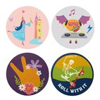 Ronde Magneten voor de PlanetBox Lunchboxen PlanetBox