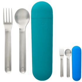 RVS Kinderbestek Vork en Lepel met Opbergetui PlanetBox