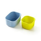 Siliconen Bakjes Pods voor Trailblazer, Explorer en Rover Set van 2 White Sand PlanetBox