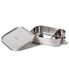 Bento Flex+ Lekdichte Broodtrommel met Verplaatsbare Verdeler 20x15x6 Eco Brotbox