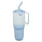 Tweedekans Rise RVS Thermos Tumbler met Rietje Ice Blue 1065 ml Klean Kanteen