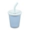 RVS Kid Cup Kinderbeker met Deksel en Rietje 296 ml Clear Sky Klean Kanteen