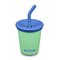 RVS Kid Cup Kinderbeker met Deksel en Rietje 296 ml Springbud Klean Kanteen