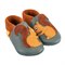 Sale Leren Kinderslofjes Knusper das Eichhornchen met Anti-Slip Zool 26-27 Orangenkinder