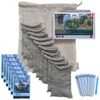 10 Wool Pots Biologisch Afbreekbaar Plantenpotje Wol met Zaadjes Keukenkruiden Wool Pots
