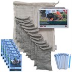 10 Plantenpotjes van Wol met Zaadjes Groenten Wool Pots