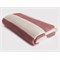 Gestreepte Strandhanddoek Biologisch Katoen 100x180 cm Blush Rose Yumeko