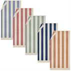 Gestreepte Strandhanddoek Biologisch Katoen 100x180 cm Yumeko
