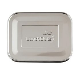 Lunchbots RVS Deksel voor Small Snack en Protein Packer Broodtrommel 14x10x3,5 LunchBots