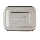 Lunchbots RVS Deksel voor Small Snack en Protein Packer Broodtrommel 14x10x3,5 LunchBots