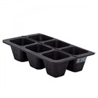Zaaibakjes 6x5,4 cm Herbruikbaar FSC Natuurrubber Plasticvrij Fair Zone