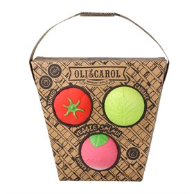 Natuurrubber Sensorische Ballen Groenten en Fruit Groentesalade Oli&Carol