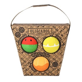 Babyspeelgoed Sensory Balls Groenten en Fruit Fruitsalade Oli&Carol