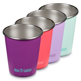 Gekleurde RVS Pint Cup Beker 296 ml Set van 4 Klean Kanteen