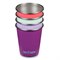 Klean Kanteen Pint Cup Gekleurde RVS Beker 296 ml Set van 4 Klean Kanteen