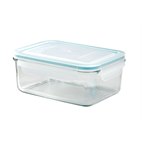 Glazen Bewaarbakje Rechthoek Blauwe Ring 1100 ml Glasslock