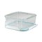 Glazen Vershoudbakje Vierkant 1200 ml Glasslock