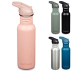 Classic Bidon RVS met Flip Sport Cap Lekdicht met Rietje 530 ml Klean Kanteen