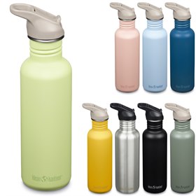 Klean Kanteen Flip Sport Cap Single Wall Classic 800 ml Drinkfles RVS Klean Kanteen