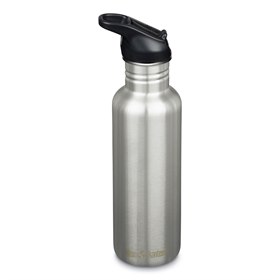 Klean Kanteen Flip Sport Cap Single Wall Classic 800 ml RVS Drinkfles RVS Brushed Stainless