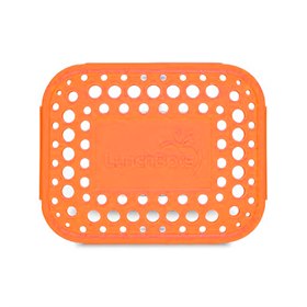 Lunchbots Medium  Dots Cover voor RVS Broodtrommel 15x12x4 LunchBots