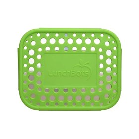 Lunchbots Dots Cover voor Medium RVS Broodtrommel 15x12x4 LunchBots