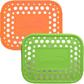 Lunchbots Dots Cover voor Medium RVS Broodtrommel 15x12x4 LunchBots