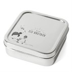 Tweedekans Brotbox Classic RVS Trommeltje Turtle 13x13x5 Eco Brotbox