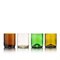 Rebottled Short Tumblers Set van 4 van Geupcycled Glas 330 ml