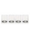 Rebottled Short Tumblers Set van 4 van Geupcycled Glas 330 ml