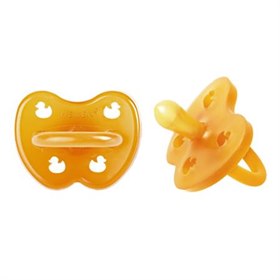 Fopspeen Symmetrisch Natuurrubber Eend Set van 2 Hevea