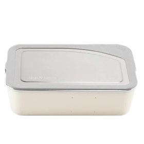 Tweedekans Big Meal Box Rise Lekdicht Plasticvrij met Verdeler Tofu 23x16x6,5 Klean Kanteen