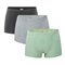 Heren Boxershort Bio Katoen en Elastan Set van 3 Zeegroen Living Crafts