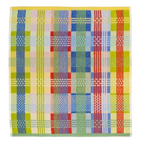 Handdoek van Katoen Restanten Wild Weave 50x50 cm Serie 88 Foekje Fleur