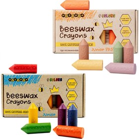 Bijenwas Krijtjes Junior 6 Stuks Medenka
