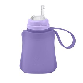 Tweede Kans Knijpzakje Siliconen met Rietje en Tuit 236 ml Green Sprouts