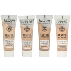 Tester Natuurlijke Liquid Foundation Hyaluron 9 ml Lavera