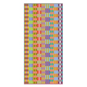 Badhanddoek van Katoen Restanten 90x180 cm Foekje Fleur