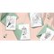 Set van 4 Ansichtkaarten met Bloemzaadjes Gerecycled Papier A6 Doodle-ie-doo Growing Paper
